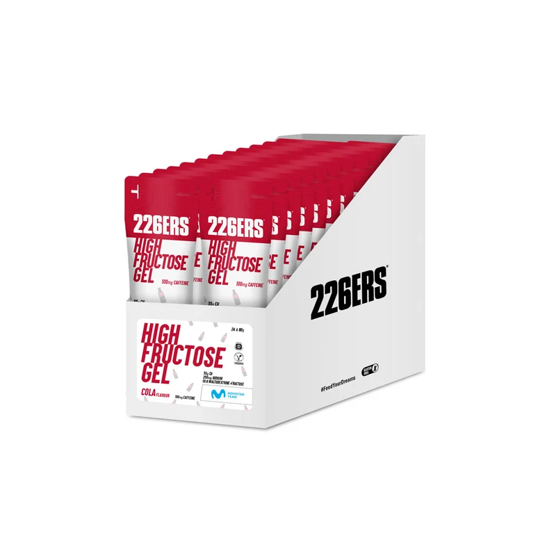 BOX 24 HIGH FRUCTOSE GEL 80g - Gel Energético con fructosa