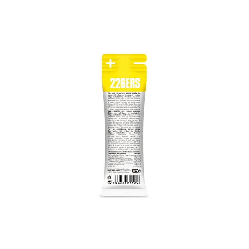 HIGH FRUCTOSE GEL 80g - Gel energético con fructosa