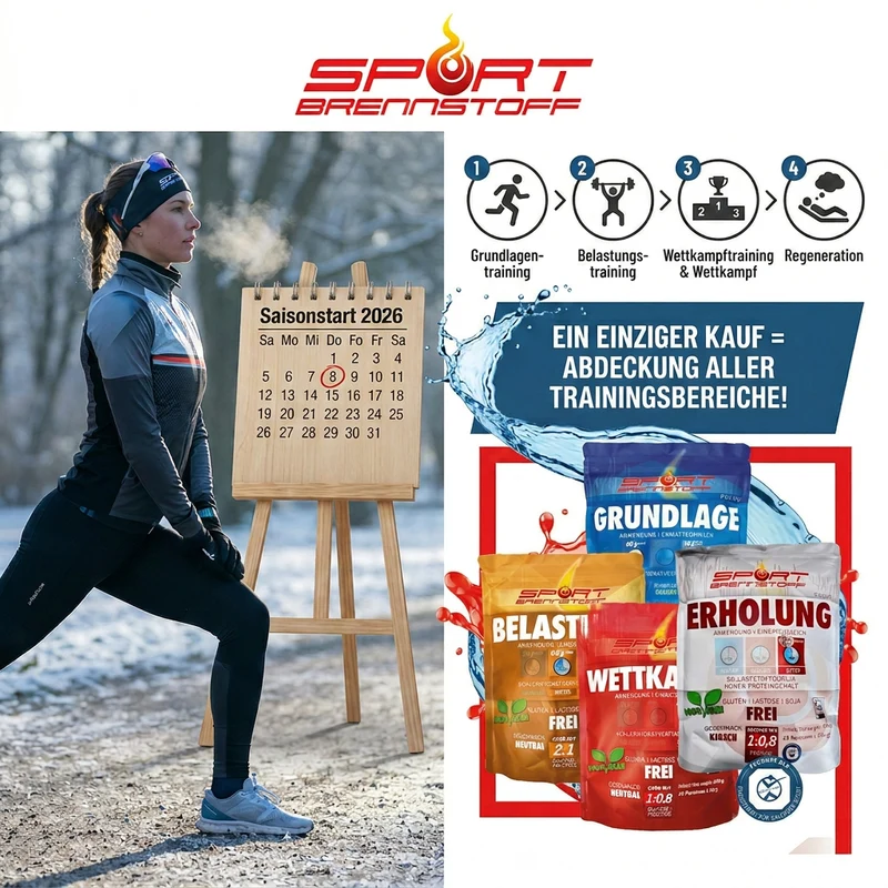 SportBrennstoff Komplettpaket – Sporternährung für Training & Wettkampf