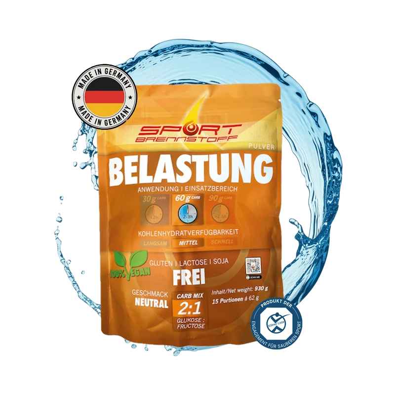 SportBrennstoff BELASTUNG – Sportgetränk mit 60 g Kohlenhydraten