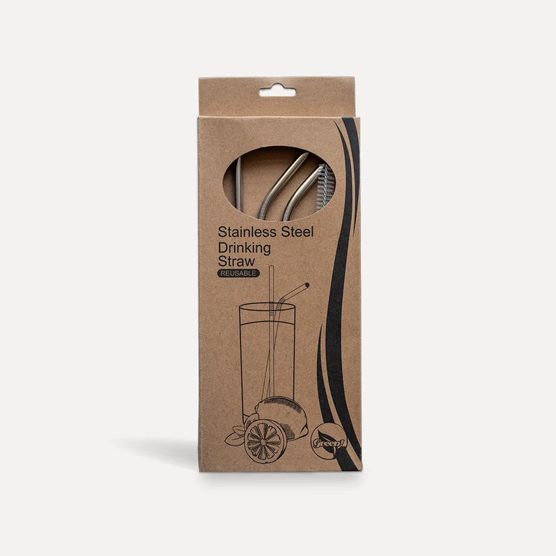 4-pack Stainless Steel Straws
