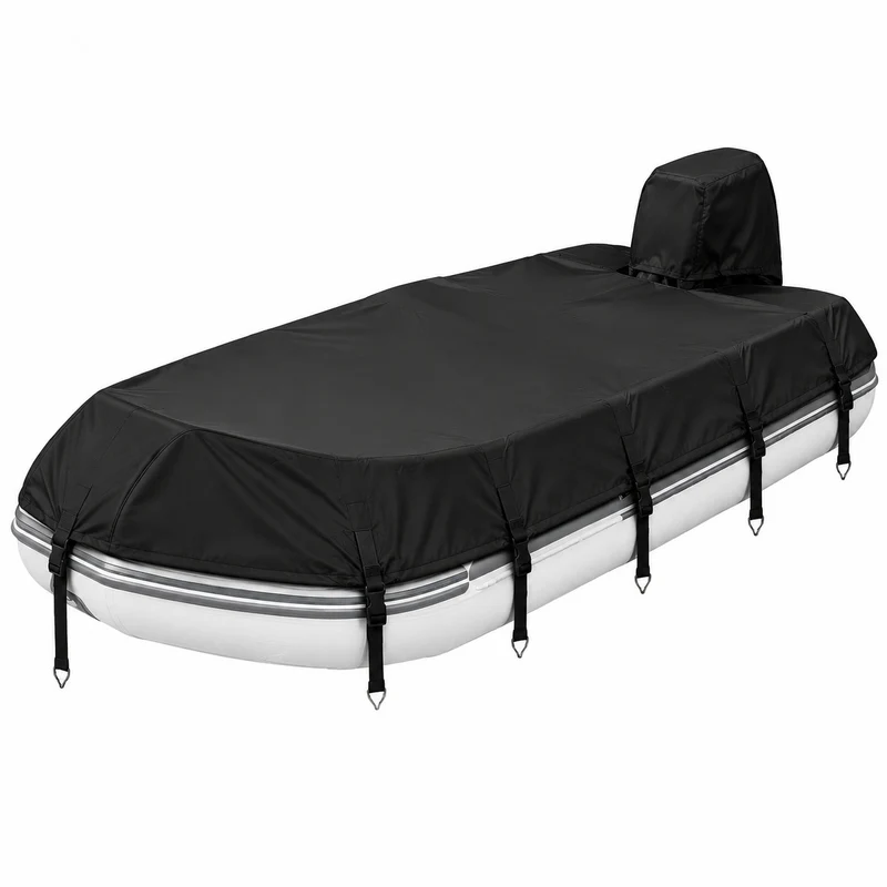872×460cm Trailerable 600D Oxford Pontoon Boat Cover