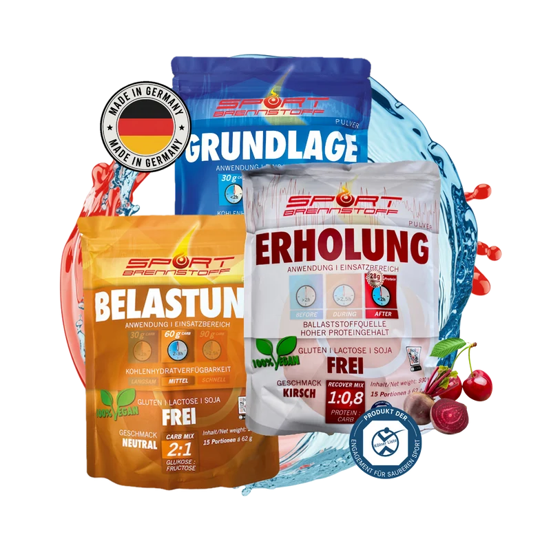 SportBrennstoff Trainingspaket – Sportgetränke & Recovery