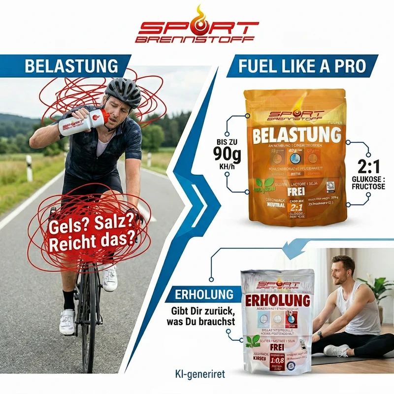 SportBrennstoff Belastungspaket – Sportgetränk & Recovery-Shake