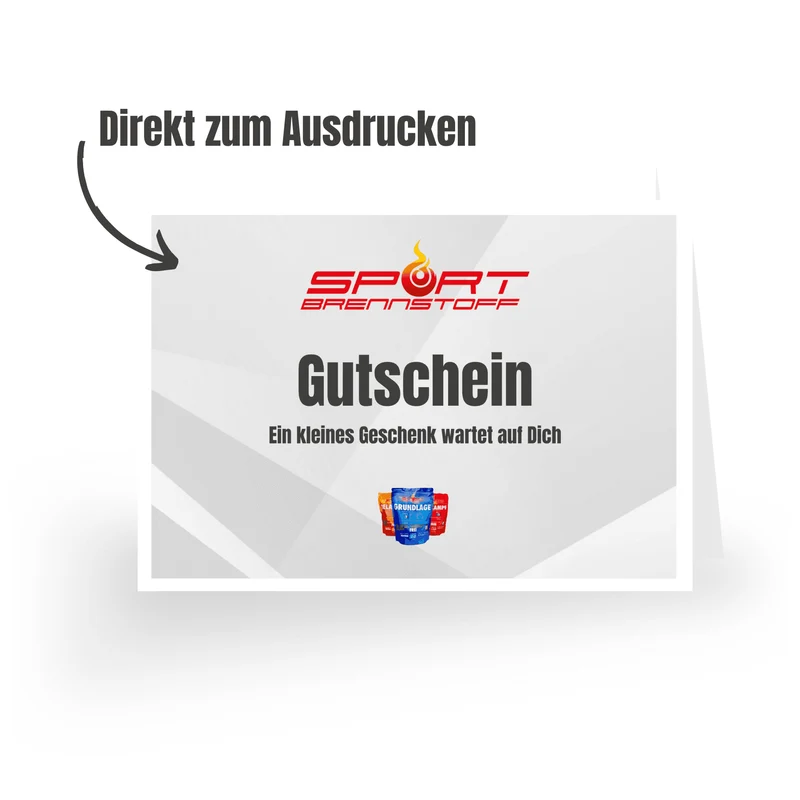 SportBrennstoff Geschenkgutschein – für Ausdauersportfans