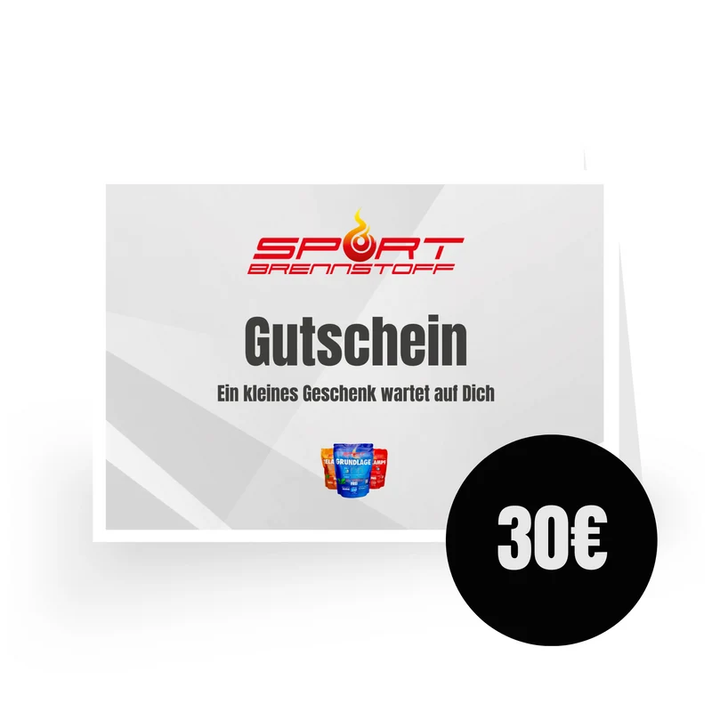SportBrennstoff Geschenkgutschein – für Ausdauersportfans
