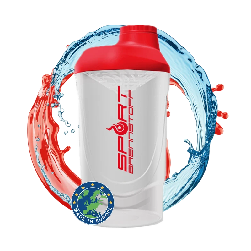 SportBrennstoff SHAKER – 600 ml Proteinshaker mit Sieb
