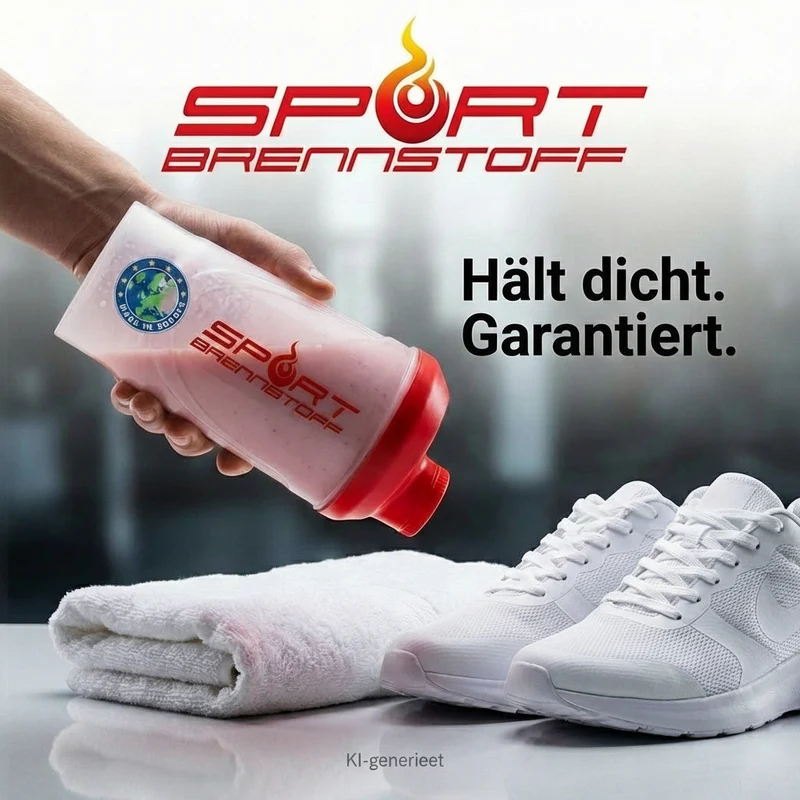 SportBrennstoff SHAKER – 600 ml Proteinshaker mit Sieb