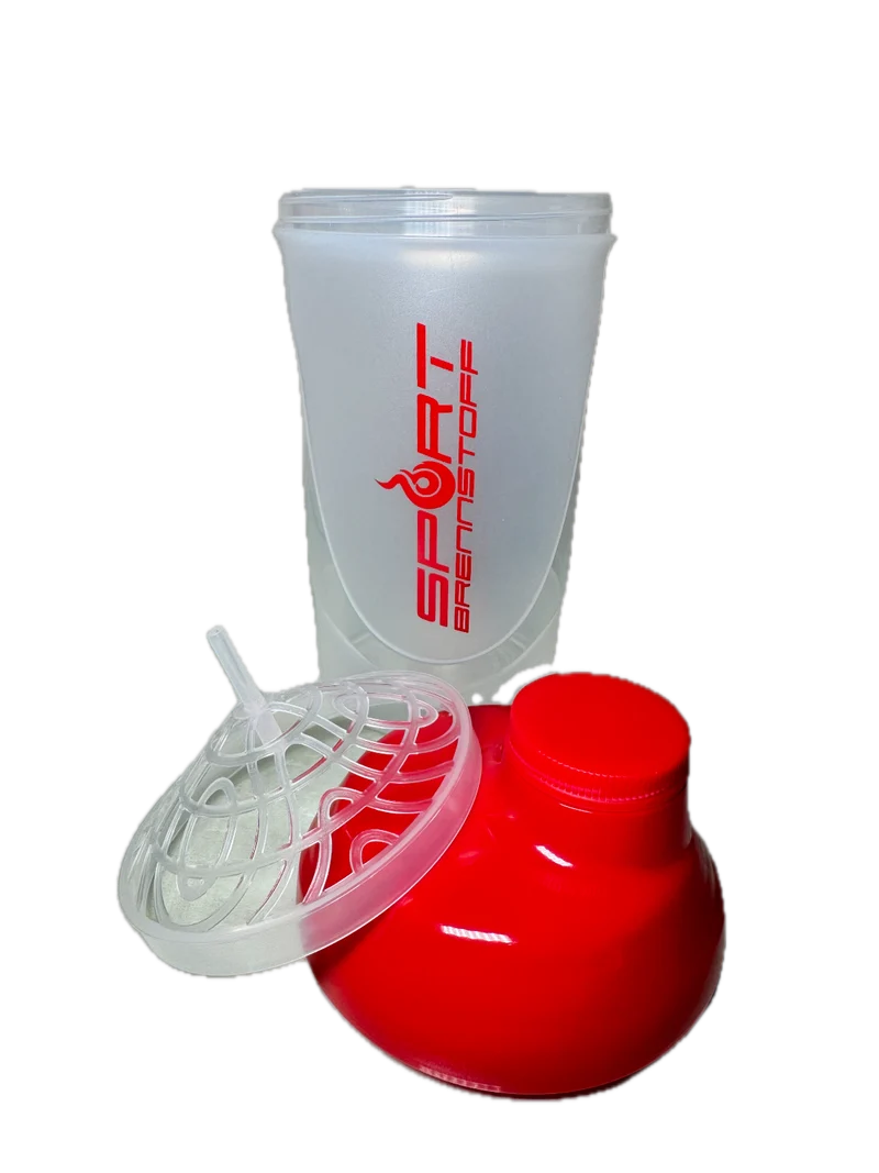 SportBrennstoff SHAKER – 600 ml Proteinshaker mit Sieb