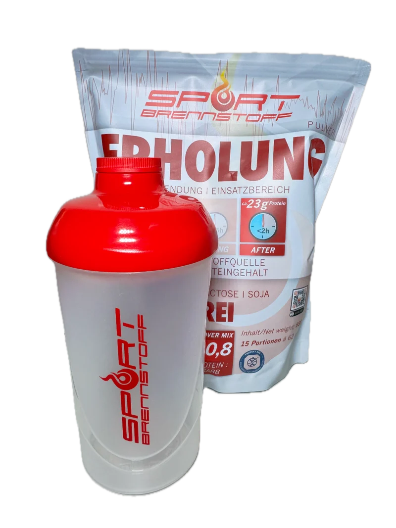 SportBrennstoff SHAKER – 600 ml Proteinshaker mit Sieb