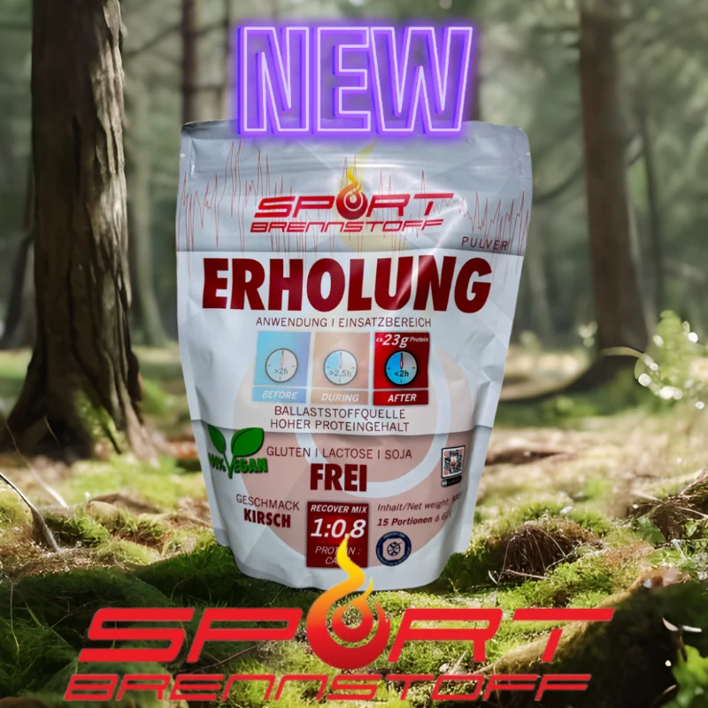 SportBrennstoff ERHOLUNG – Veganer Recovery-Shake Kirsche