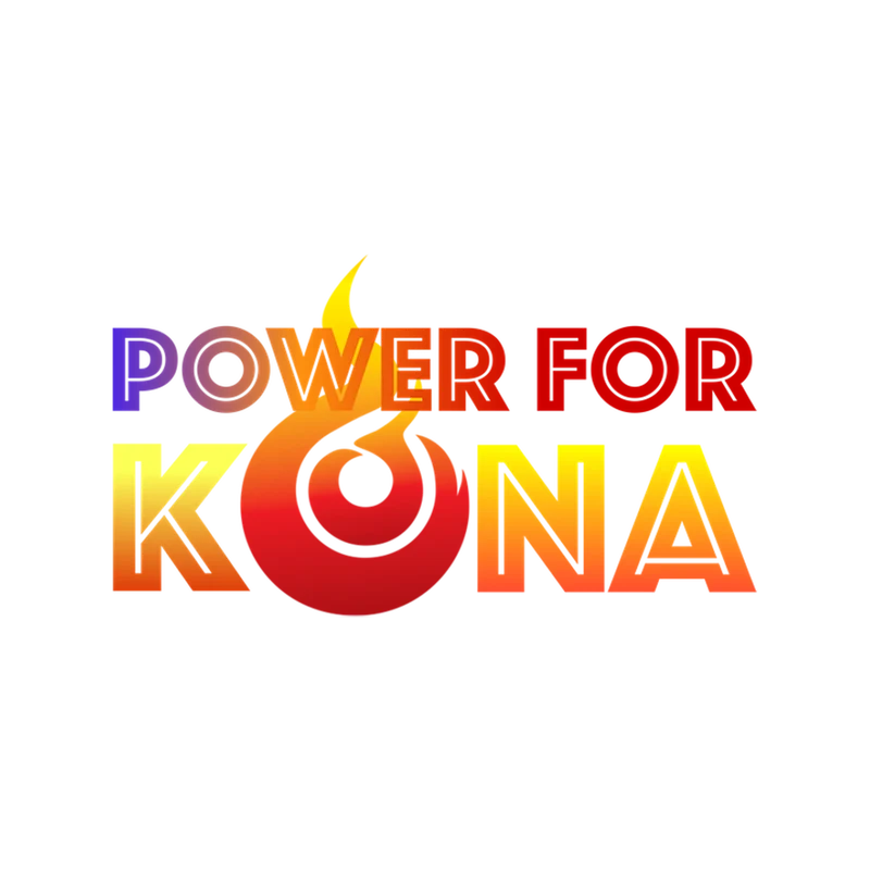 SportBrennstoff T-Shirt „Power for Kona“ – Weiß