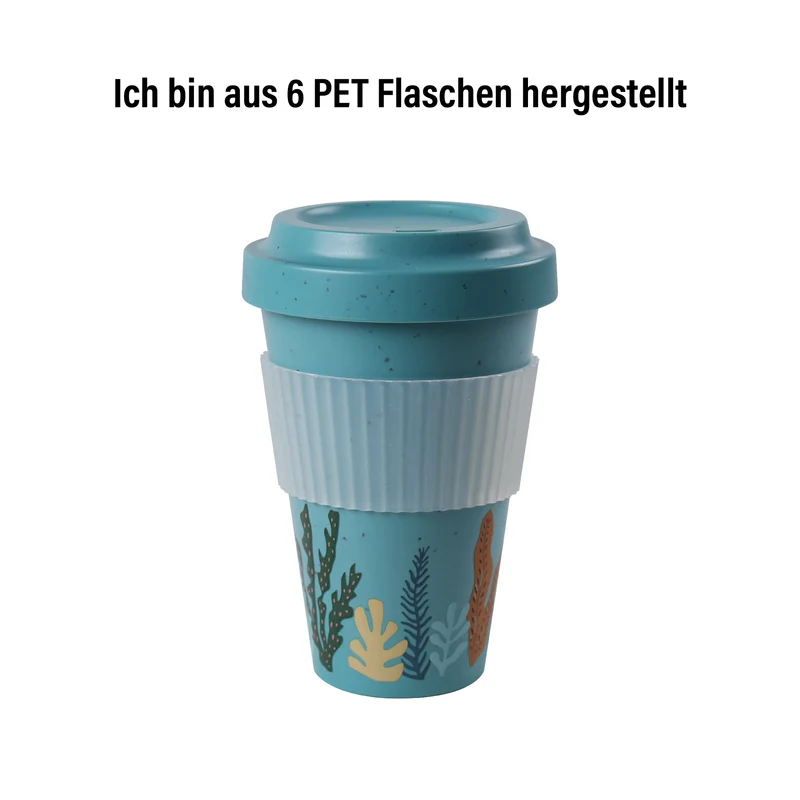 AWAVE® Kaffeebecher to-go aus rPET, 400 ml