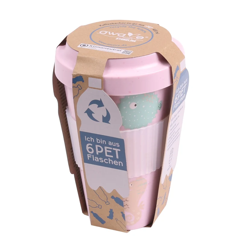 AWAVE® Kaffeebecher to-go aus rPET, 400 ml