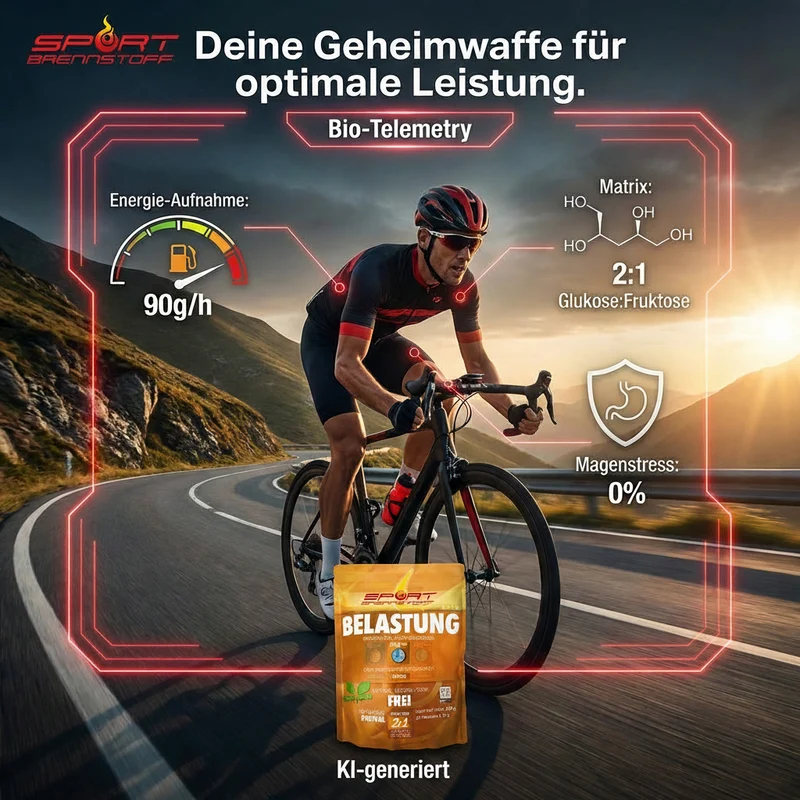 SportBrennstoff BELASTUNG – Sportgetränk mit 60 g Kohlenhydraten