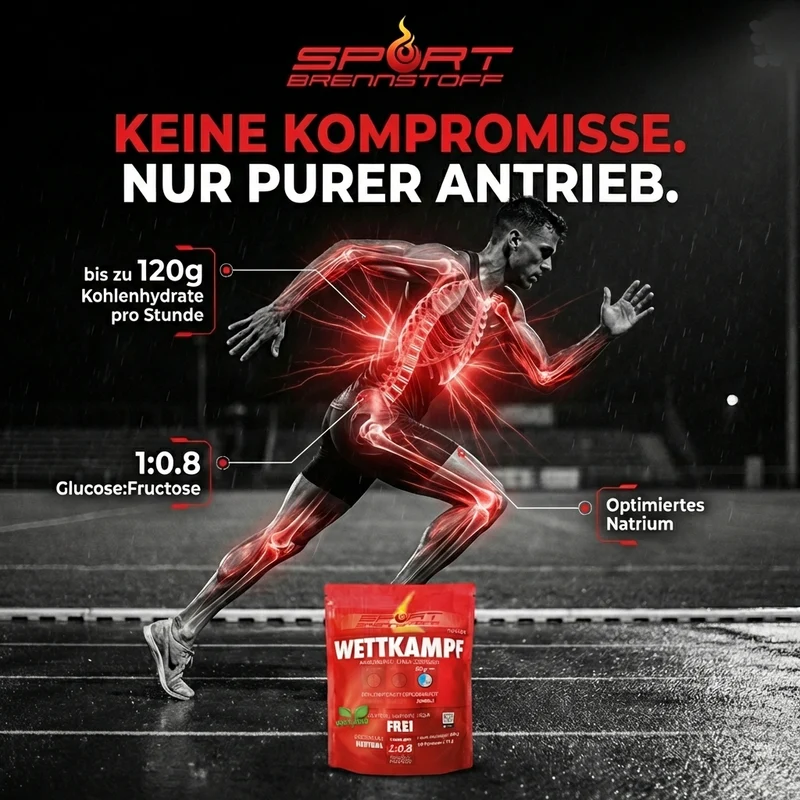 SportBrennstoff WETTKAMPF – Sportgetränk mit 90 g Kohlenhydraten