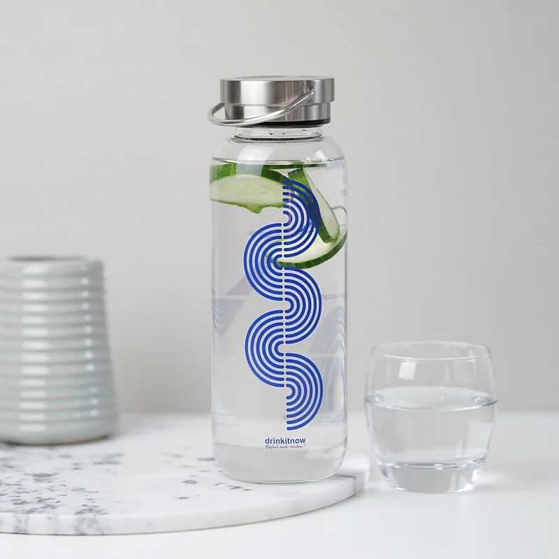 drinkitnow Infusion Welle blau 1,0 Ltr. für Tee