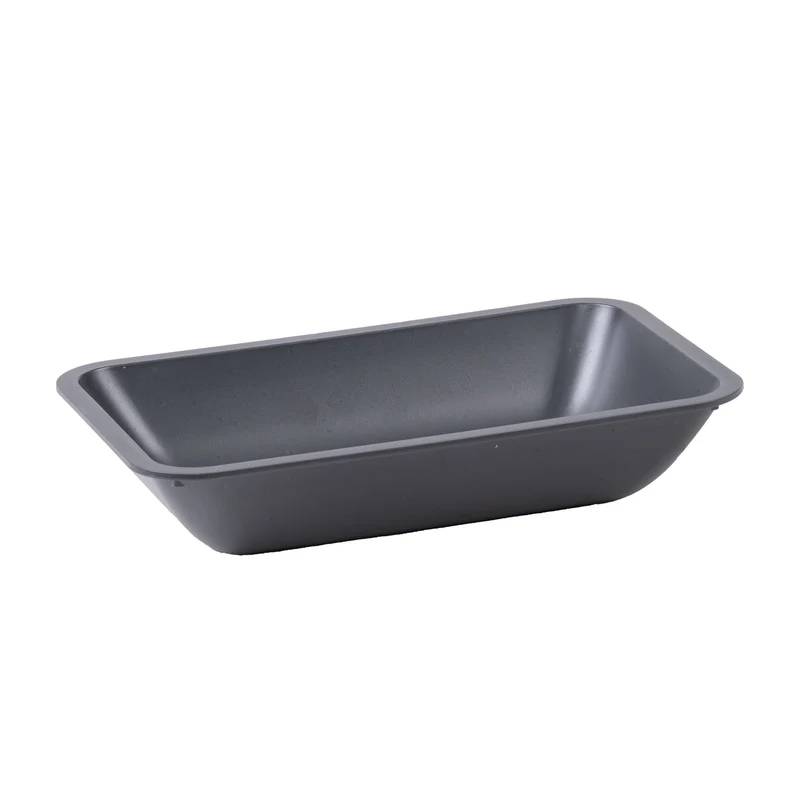 AWAVE® Festival Schale, mittel, 20 x 13,3 x 4,2 cm, grau, rPET, spülstraßengeeignet