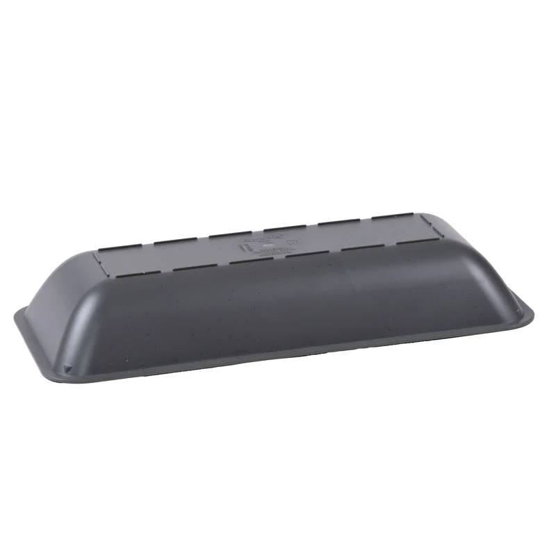 AWAVE® Festival Schale, groß, 26,9 x 13,4 x 4,2 cm, grau, rPET, spülstraßengeeignet