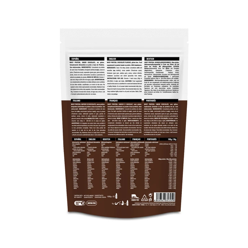 WHEY PROTEIN - Batido de Proteínas Grass Fed