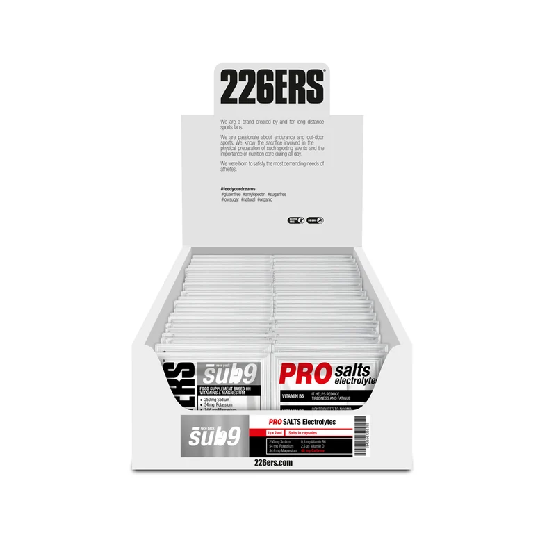 BOX 40 DUPLOS SUB9 PRO SALTS ELECTROLYTES - 80 Cápsulas