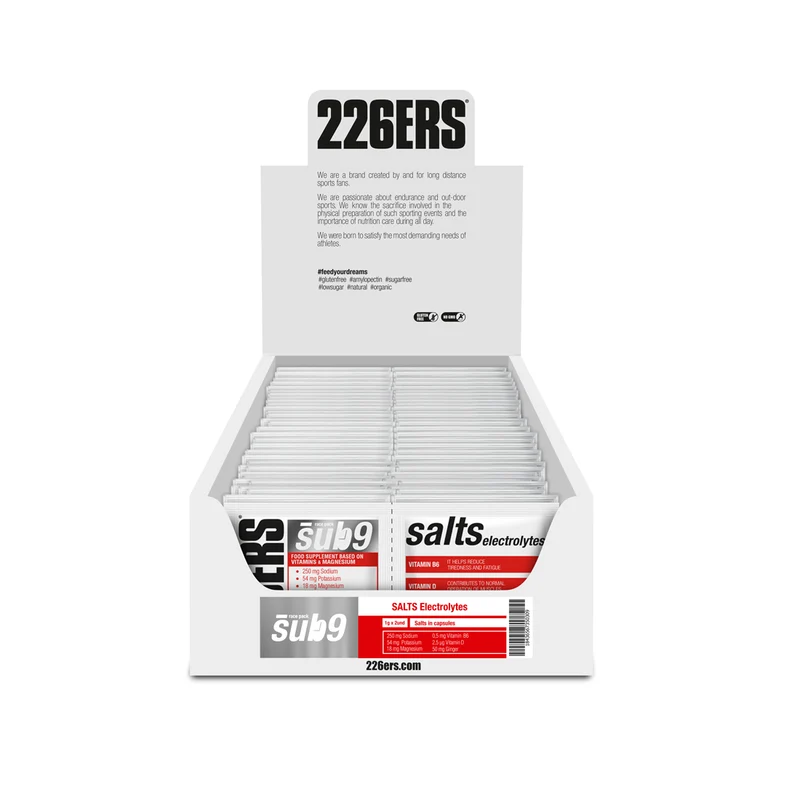 BOX 40 DUPLOS SUB9 SALTS ELECTROLYTES - 80 Cápsulas