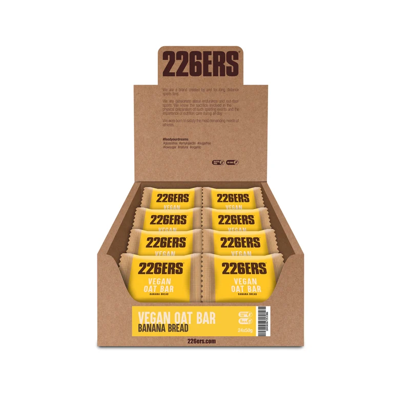 BOX 24 VEGAN OAT BAR - Barrita Energética Vegana de Avena