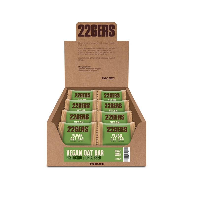 BOX 24 VEGAN OAT BAR - Barrita Energética Vegana de Avena