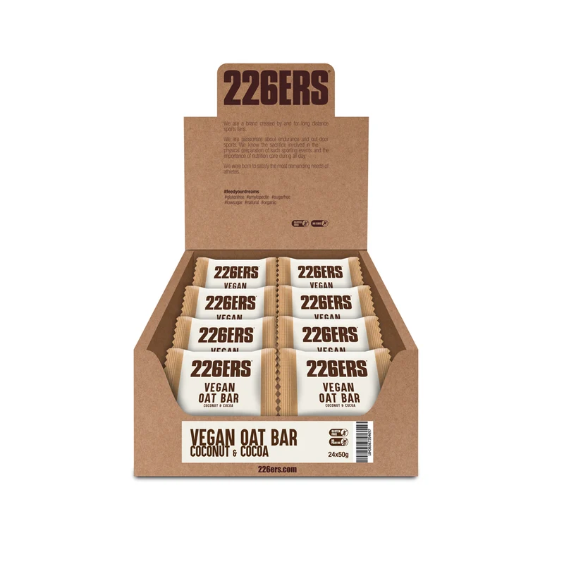 BOX 24 VEGAN OAT BAR - Barrita Energética Vegana de Avena
