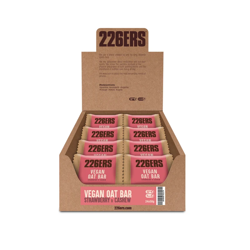 BOX 24 VEGAN OAT BAR - Barrita Energética Vegana de Avena
