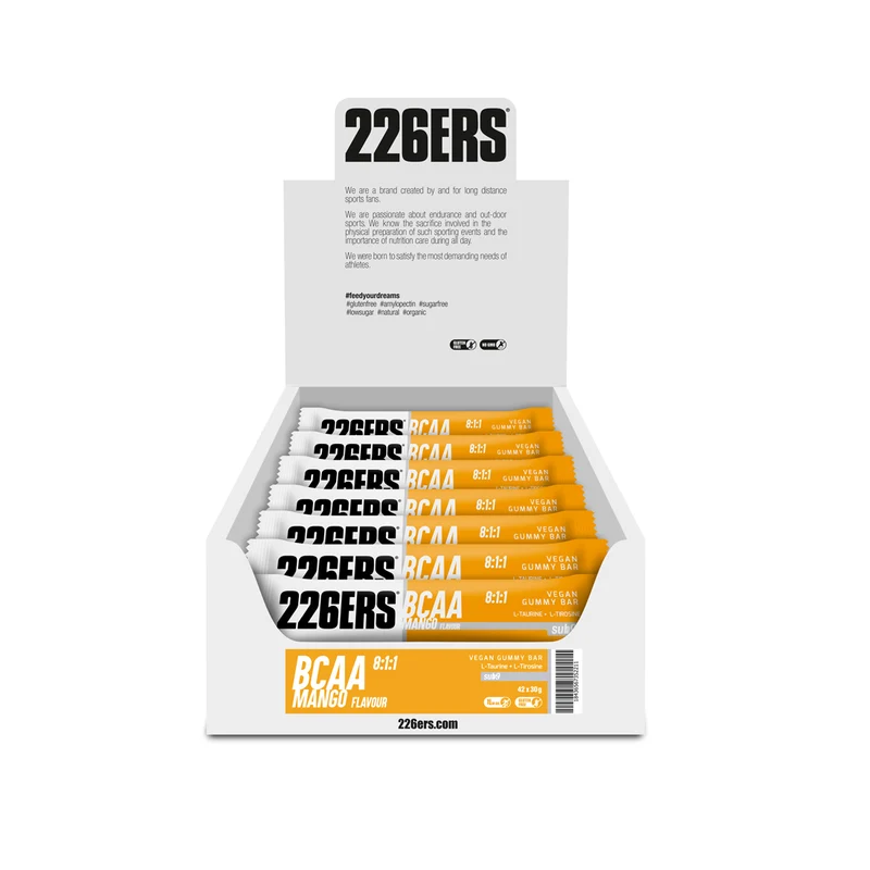 BOX 42 VEGAN GUMMY BAR - Barrita Energética de Gominola