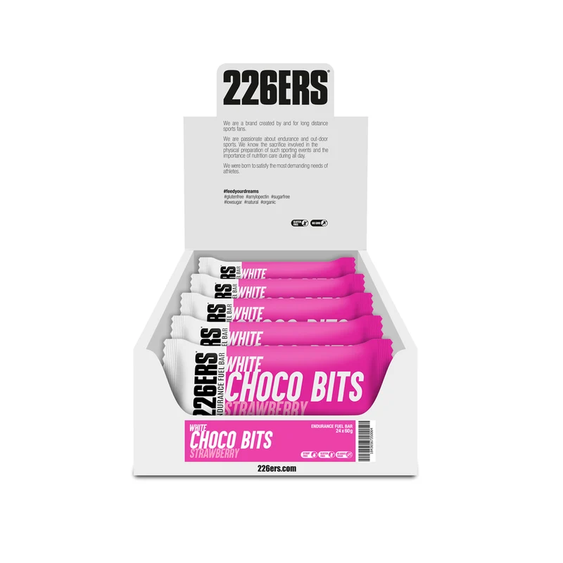 BOX 24 ENDURANCE FUEL BAR CHOCO BITS - Barrita Energética con Pepitas de Chocolate 60g