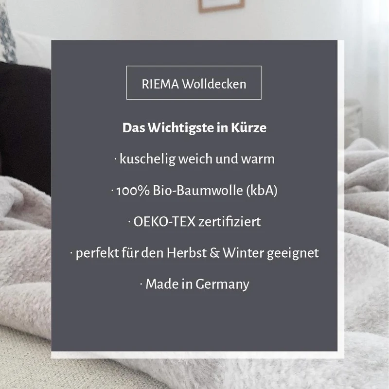 Bio-Baumwolldecke Emma Malve
