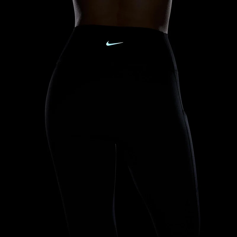 Dri-Fit One High-Waisted 7/8 Pocket Tight Damen-Schwarz