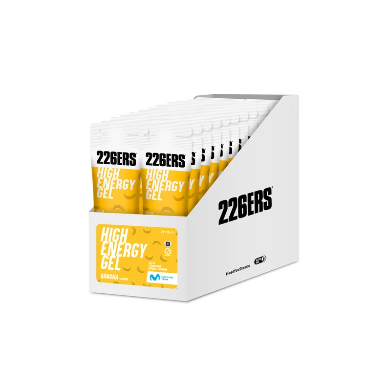 BOX 24 HIGH ENERGY GEL 76g - Gel Energético con ciclodextrina