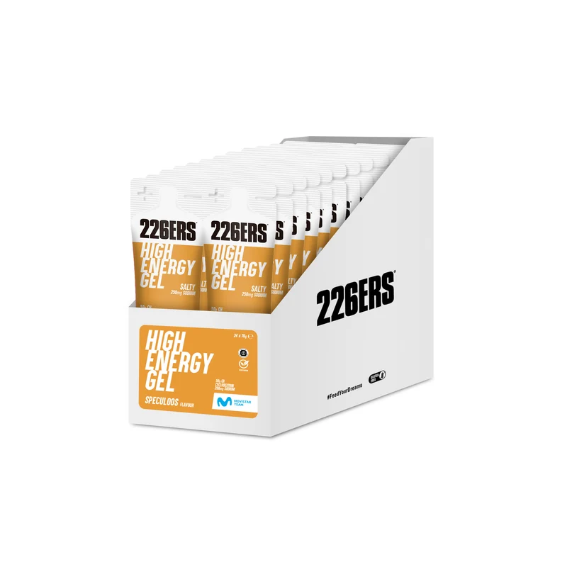 BOX 24 HIGH ENERGY GEL 76g - Gel Energético con ciclodextrina