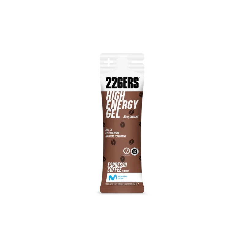 BOX 24 HIGH ENERGY GEL 76g - Gel Energético con ciclodextrina