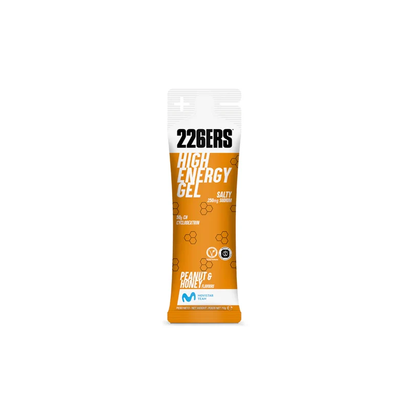 BOX 24 HIGH ENERGY GEL 76g - Gel Energético con ciclodextrina