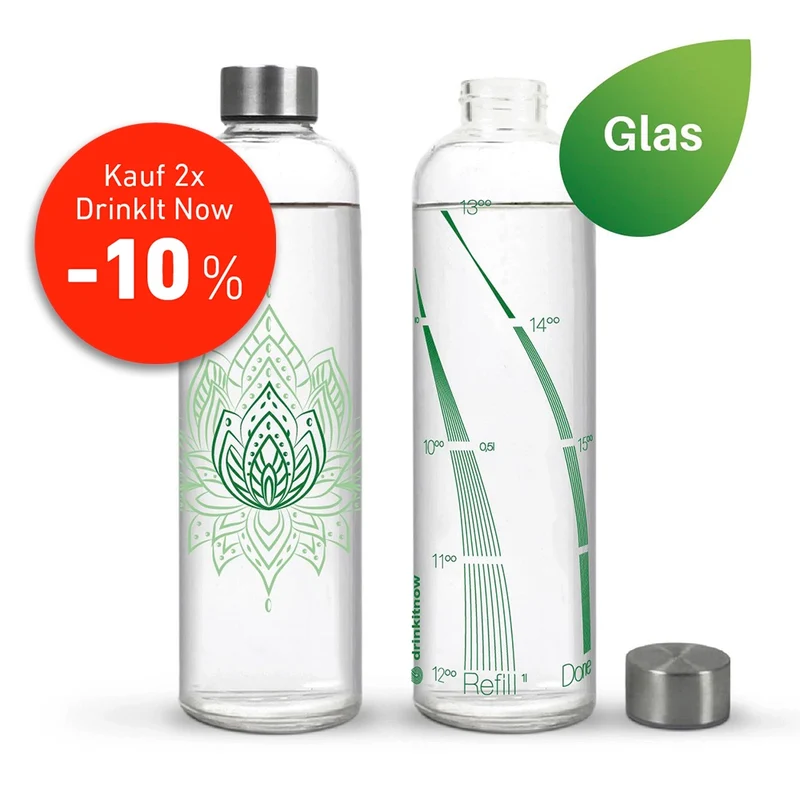 drinkitnow Flipper Lotus grün