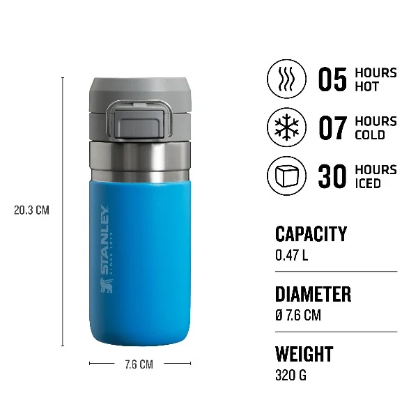 Go Quick Flip Water Bottle | 0.47L