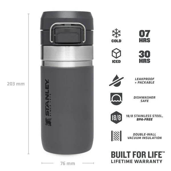Go Quick Flip Water Bottle | 0.47L
