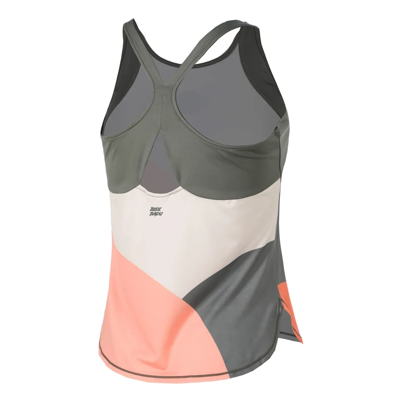 Bubble Tank-Top Damen-Grau,Koralle