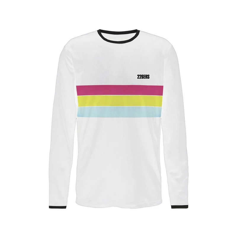 RUNNING JERSEY HYDRAZERO FLAG - Manga larga en blanco o negro
