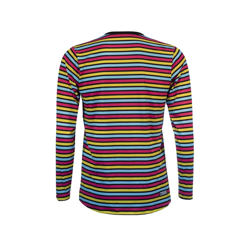 CAMISETA RUNNING JERSEY HYDRAZERO STRIPES BLACK - Manga Larga