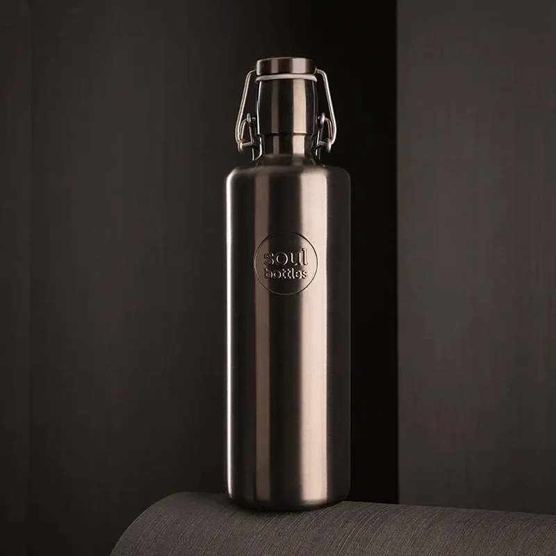 Soulbottle steel light Obsidian 1,2 l