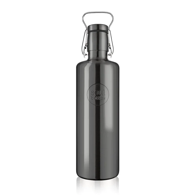 Soulbottle steel light Obsidian 0,75 l
