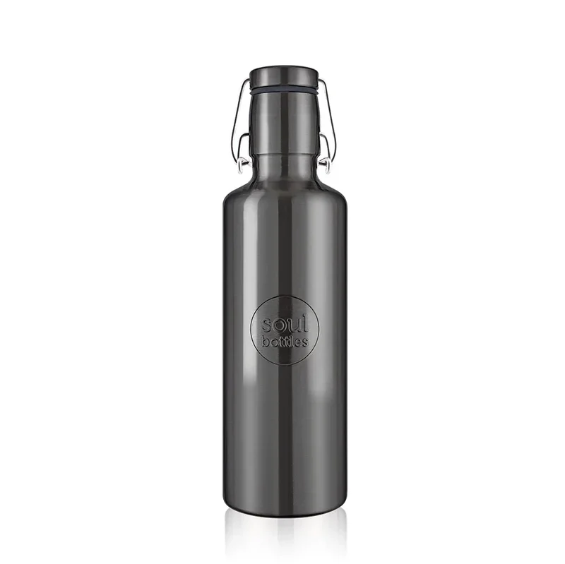 Soulbottle steel light Obsidian 0,75 l
