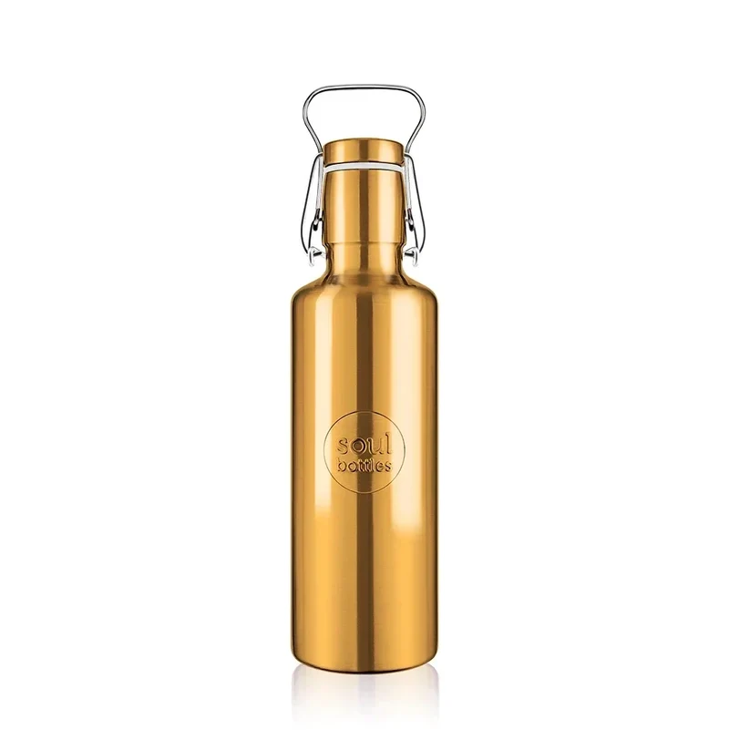 Soulbottle steel light Gold 0,75 l