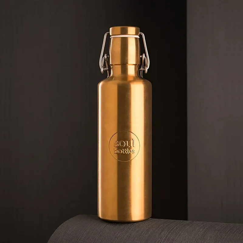 Soulbottle steel light Gold 0,75 l