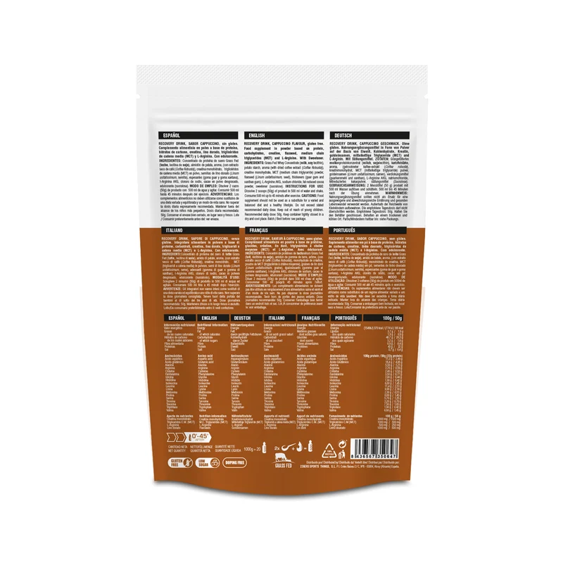 RECOVERY DRINK - Recuperador Muscular